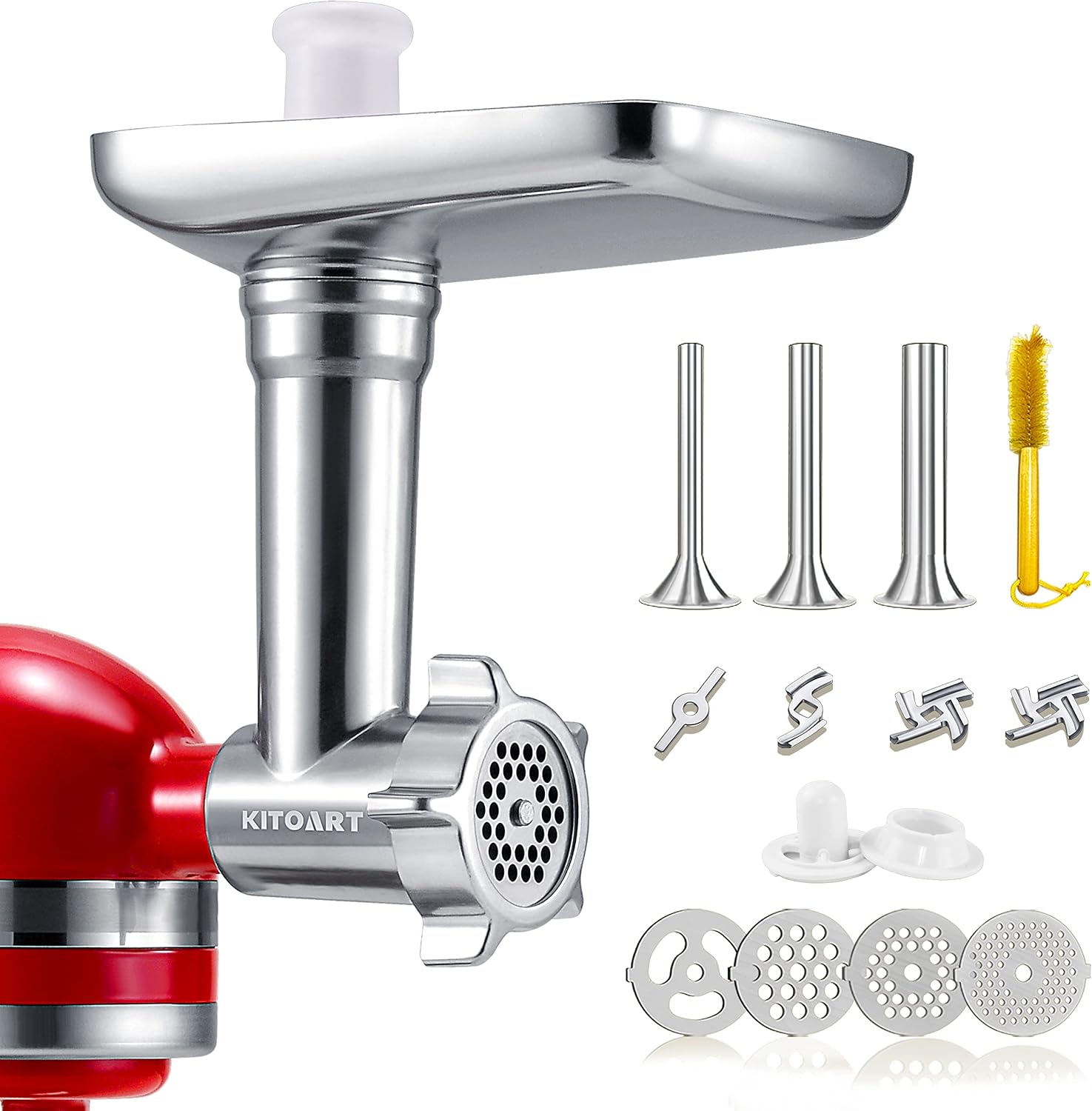 Meat Grinder Attachment - อุปกรณ์เสริมเครื่องบดเนื้อสแตนเลส เครื่องผสมอาหารในครัว