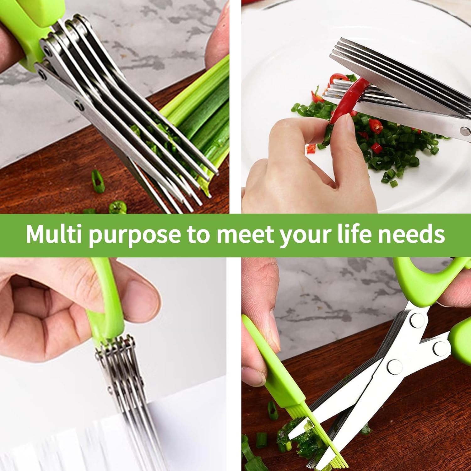 กรรไกรครัวอเนกประสงค์สแตนเลส 3 - Kitchen Appliances Cooking บทวิจารณ์และราคา