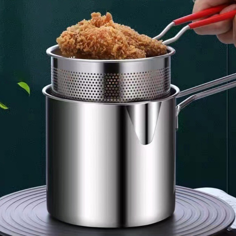 หม้อทอดสแตนเลส 304 พร้อมตะกร้า - Kitchen Appliances Cooking บทวิจารณ์และราคา