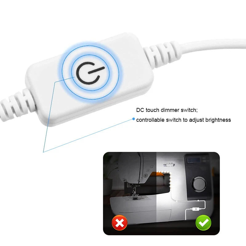 USB 5V 1m 2m 3m LED จักรเย็บผ้ - Kitchen Appliances White บทวิจารณ์และราคา