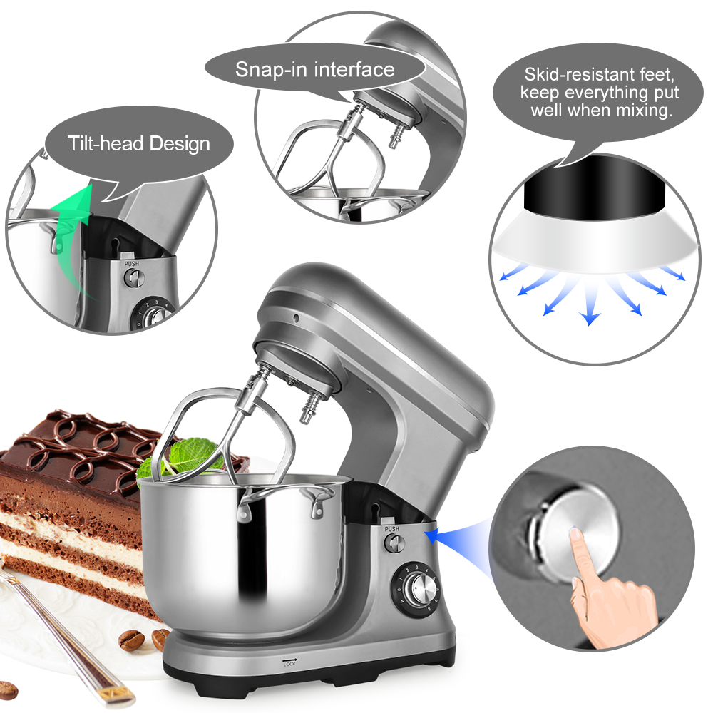 เครื่องผสมอาหารไฟฟ้าขนาดใหญ่ 1 - Kitchen Appliances For Home บทวิจารณ์และราคา